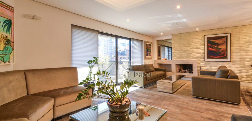 Luxuoso Apartamento à Venda com 224m² (3 suítes) – Alameda Itu – Cerqueira César – São Paulo.