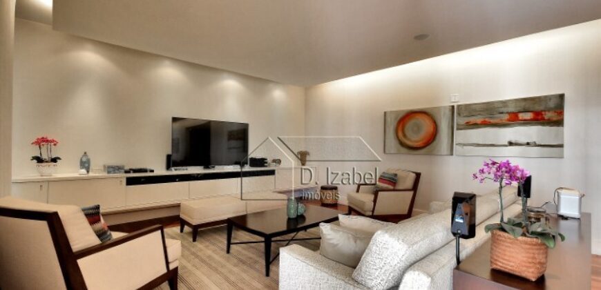 Apartamento de Alto Padrão à Venda, 367m² com 4 suítes, terraço nos Jardins São Paulo.