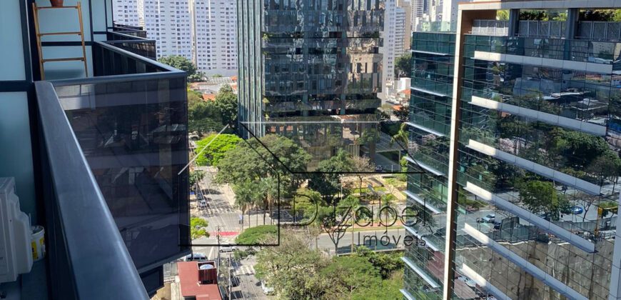 Apartamento 1 dormitório para alugar no Itaim. Com terraço e vista privilegiada.