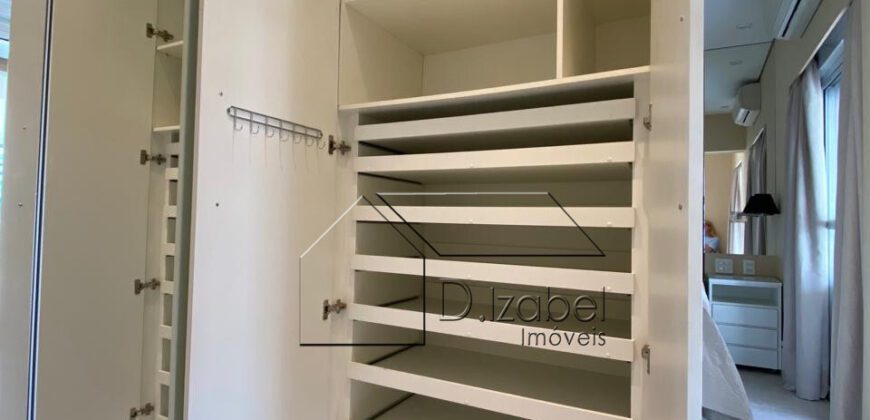 Apartamento decorado a venda no Itaim, 2 dormitórios (1 suíte)