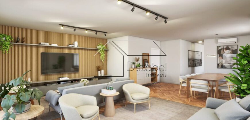 Apartamento de 3 dormitórios no Jardim Paulista – 181m², 1 suíte e 3 vagas de garagem