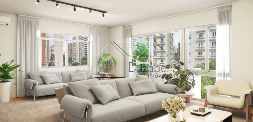 Apartamento de 3 dormitórios no Jardim Paulista – 181m², 1 suíte e 3 vagas de garagem