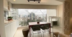 Studio novo para alugar em Pinheiros! 35m² – Mobiliado e próximo ao metrô