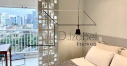 Studio novo para alugar em Pinheiros! 35m² – Mobiliado e próximo ao metrô